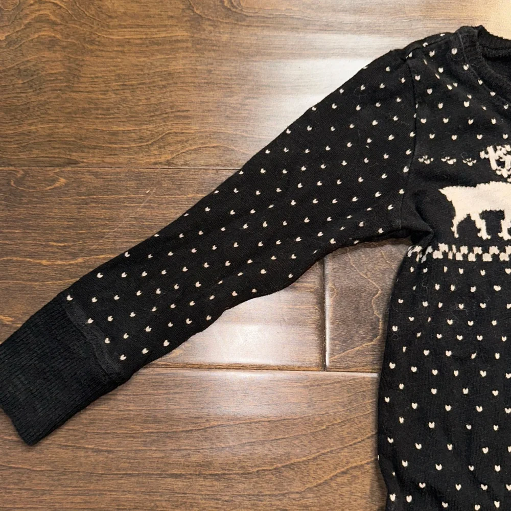 Ralph Lauren Holiday Knit Sweater Dress Toddler Girl Size 3T